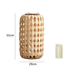 Elegant Lantern made of Handwoven Natural Material | Kelmera