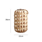 Elegant Lantern made of Handwoven Natural Material | Kelmera