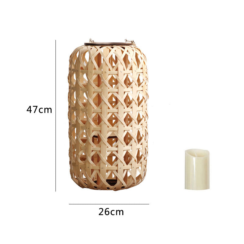 Elegant Lantern made of Handwoven Natural Material | Kelmera