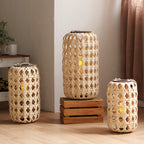 Elegant Lantern made of Handwoven Natural Material | Kelmera