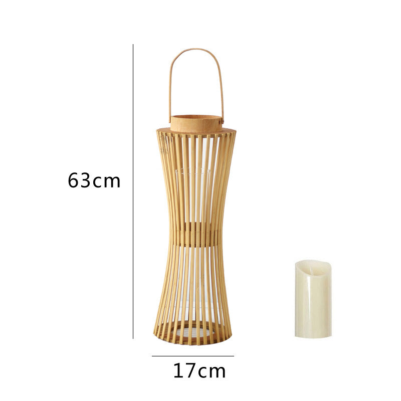 Elegant Lantern made of Woven Wood | Kelmera