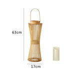Elegant Lantern made of Woven Wood | Kelmera