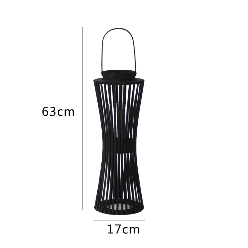 Elegant Lantern made of Woven Wood | Kelmera