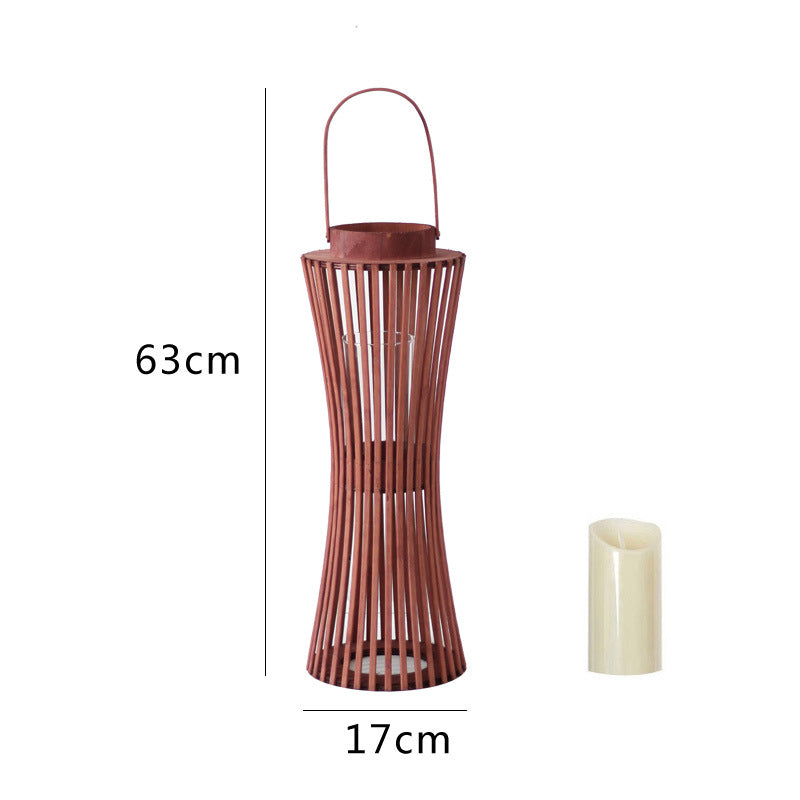 Elegant Lantern made of Woven Wood | Kelmera
