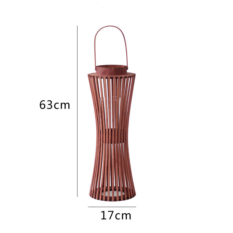 Elegant Lantern made of Woven Wood | Kelmera