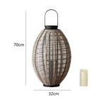 Elegant Lantern with Metal Grid | Kelmera