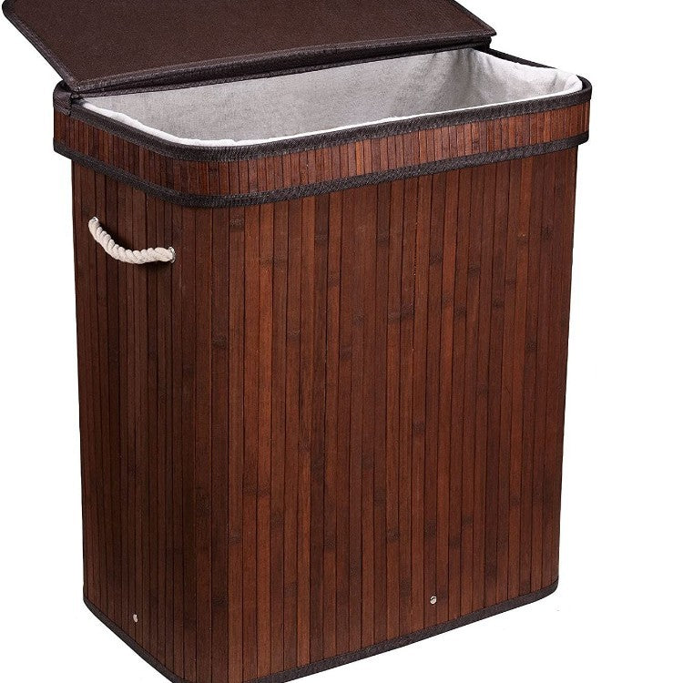 Elegant Laundry Basket made of Natural Bamboo | Kelmera