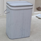 Elegant Laundry Basket made of Natural Bamboo | Kelmera