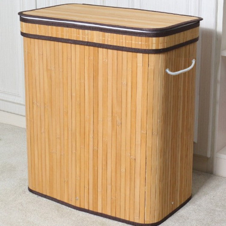Elegant Laundry Basket made of Natural Bamboo | Kelmera