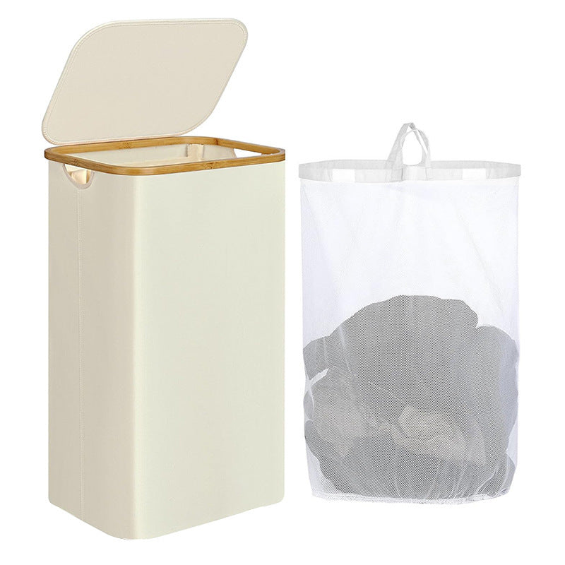 Elegant Laundry Basket with Removable Inner Bag | Kelmera