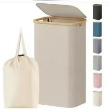 Elegant Laundry Bin with Removable Lid and Inner Bag | Kelmera