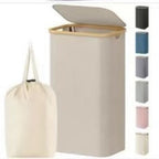 Elegant Laundry Bin with Removable Lid and Inner Bag | Kelmera