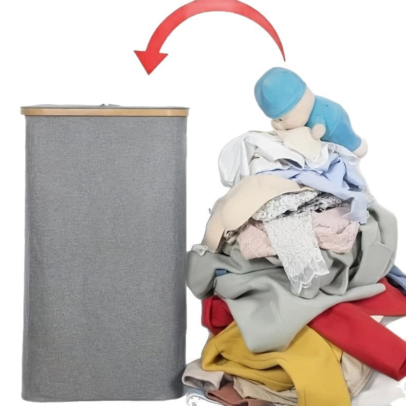 Elegant Laundry Bin with Removable Lid and Inner Bag | Kelmera