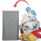 Elegant Laundry Bin with Removable Lid and Inner Bag | Kelmera