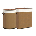Elegant Laundry Container with Removable Lid and Sturdy Handles | Kelmera