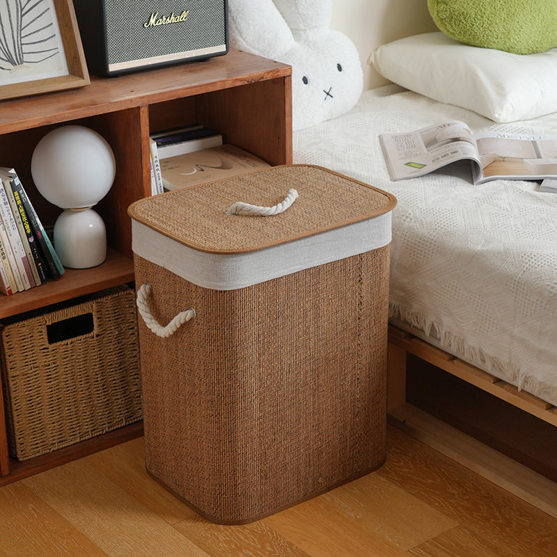 Elegant Laundry Container with Removable Lid and Sturdy Handles | Kelmera