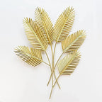 Elegant Leaf-Inspired Metal Wall Art | Kelmera