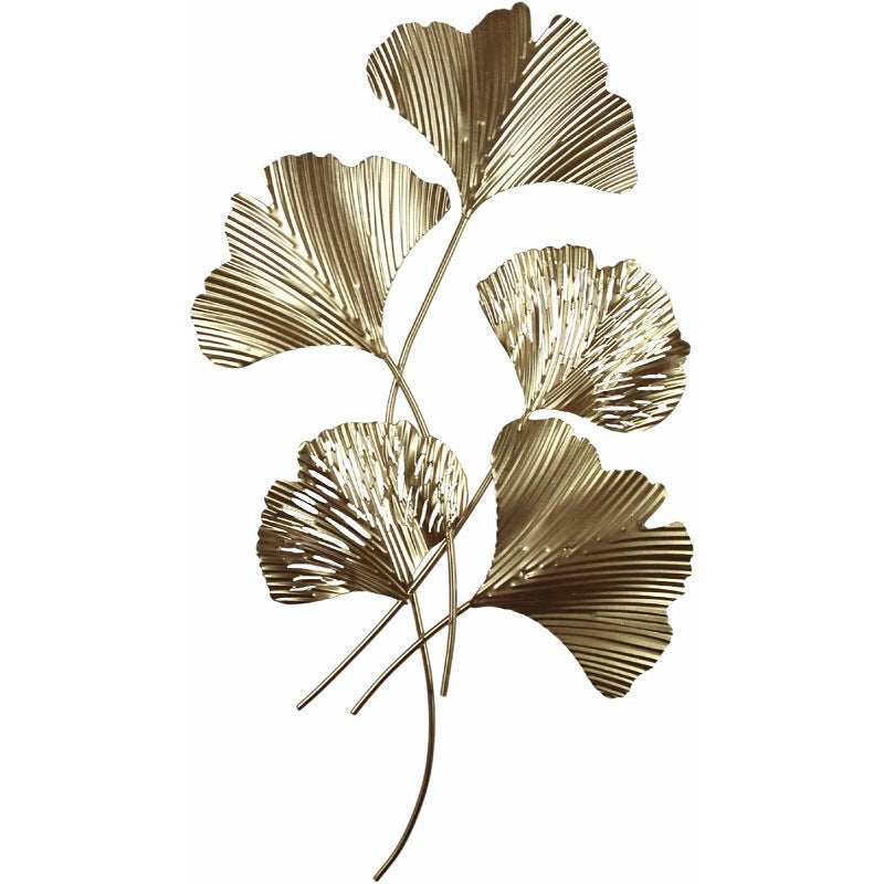 Elegant Leaf-Inspired Metal Wall Art | Kelmera