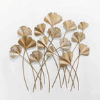 Elegant Leaf-Inspired Metal Wall Art | Kelmera