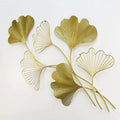 Elegant Leaf-Inspired Metal Wall Art | Kelmera