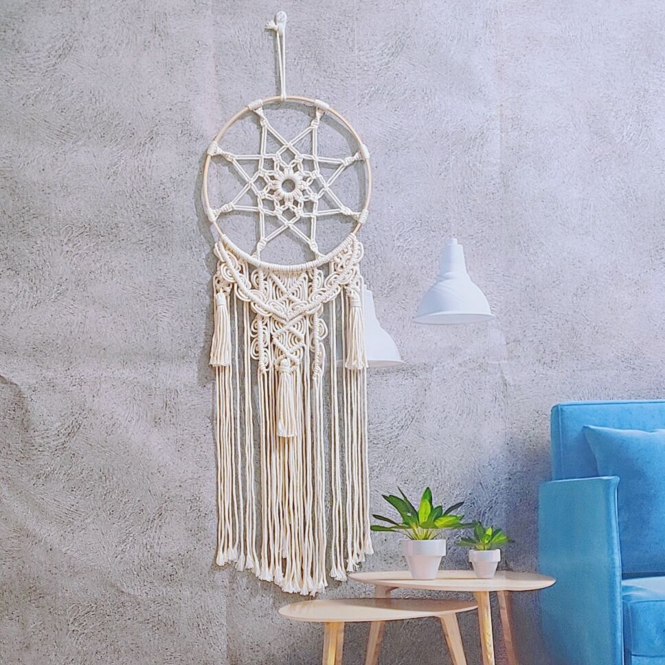 Elegant Macrame Dreamcatcher Wall Decor | Kelmera