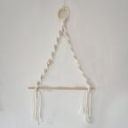 Elegant Macrame Plant Hanger Yellow Gray | Kelmera