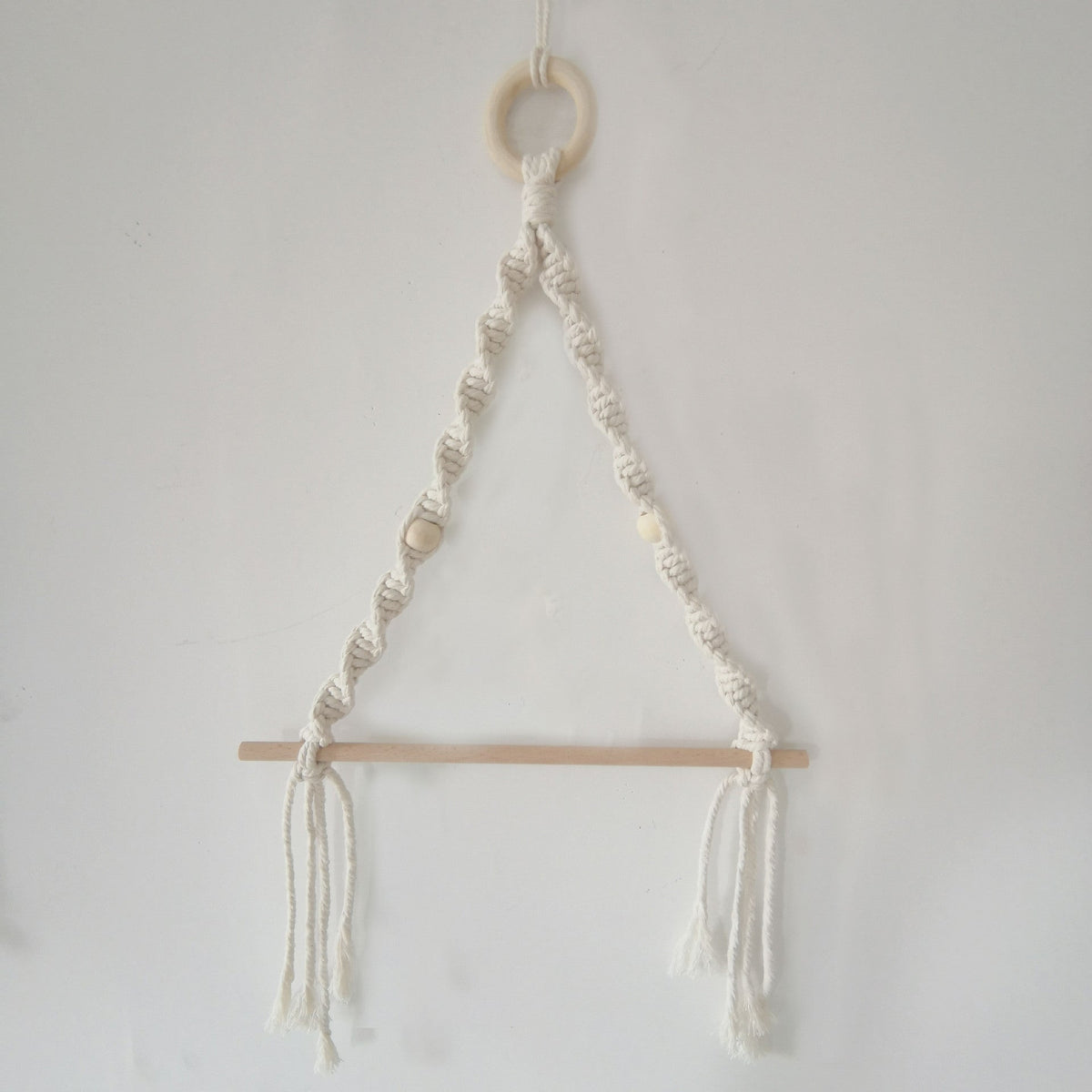 Elegant Macrame Plant Hanger Yellow Gray | Kelmera