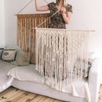 Elegant Macrame Wall Hanging with Artistic Design | Kelmera