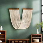 Elegant Macrame Wall Hanging with Wooden Frame | Kelmera