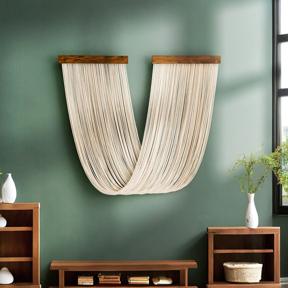 Elegant Macrame Wall Hanging with Wooden Frame | Kelmera