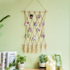 Elegant Macrame Wall Tapestry with Artistic Design | Kelmera