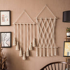 Elegant Macrame Wall Tapestry with Artistic Design | Kelmera