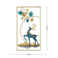 Elegant Metal Deer Wall Art Sculpture | Kelmera