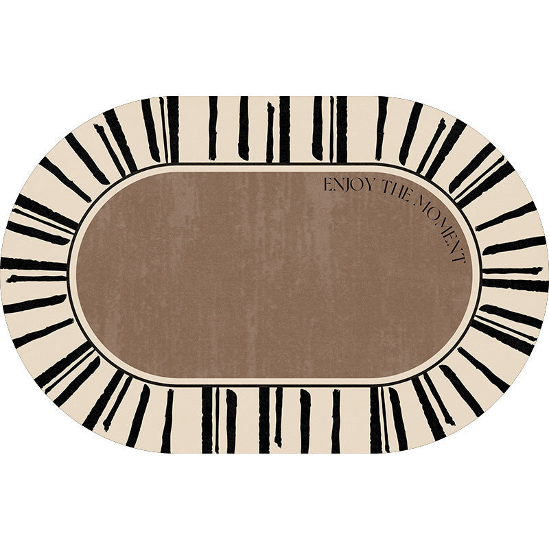 Elegant Oval Floor Mat | Kelmera