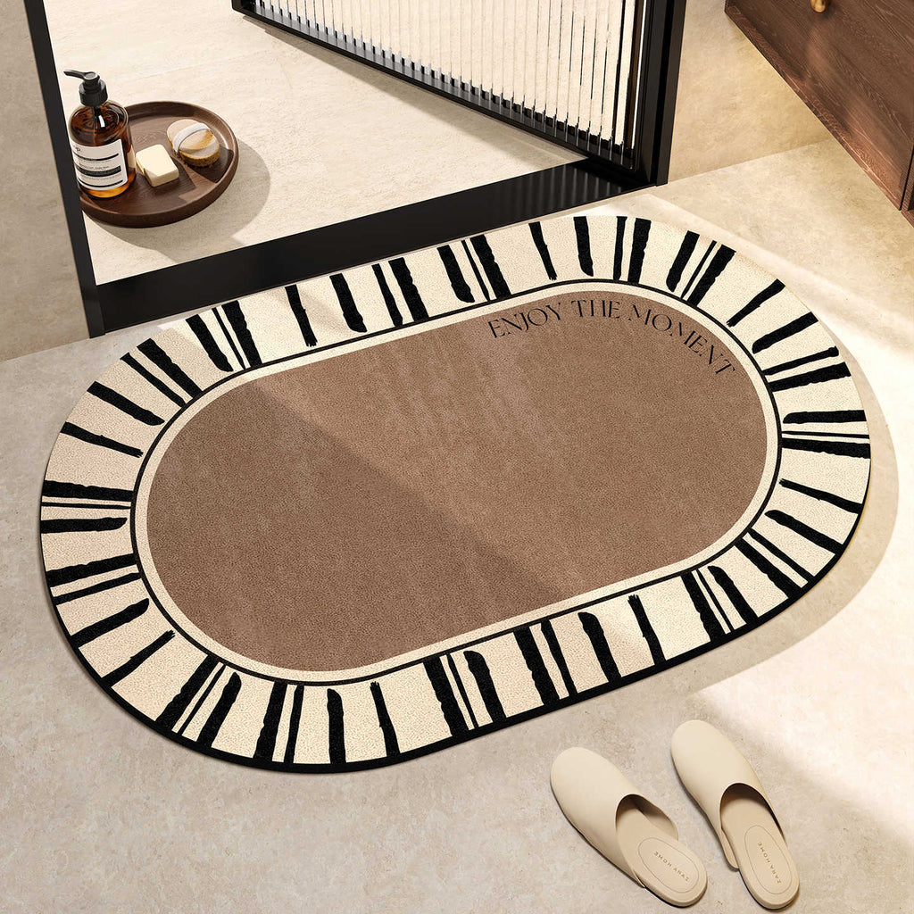 Elegant Oval Floor Mat | Kelmera