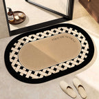 Elegant Oval Floor Mat | Kelmera