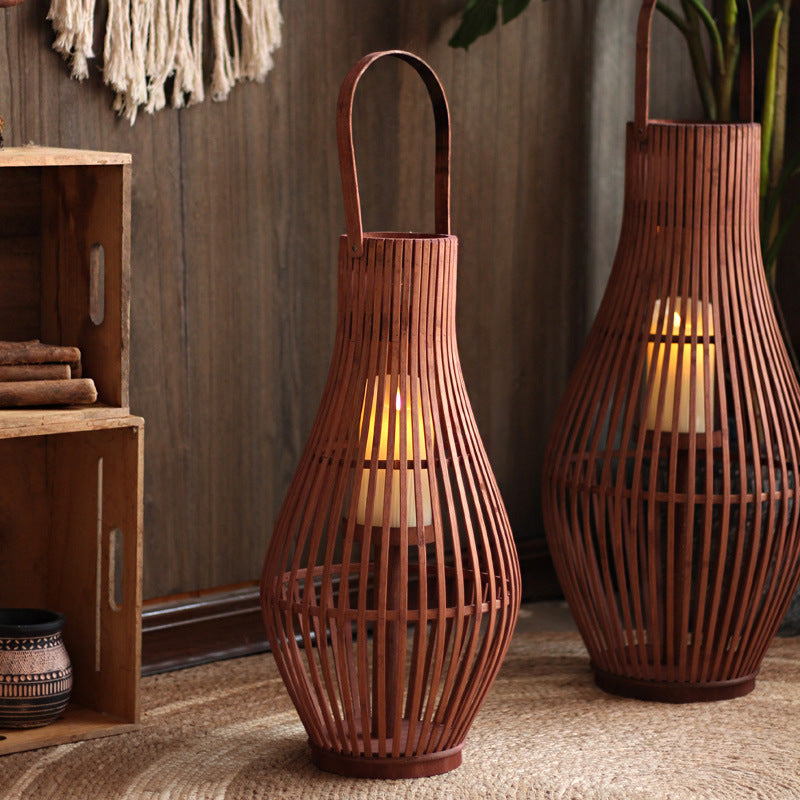Elegant Rattan Lantern | Kelmera