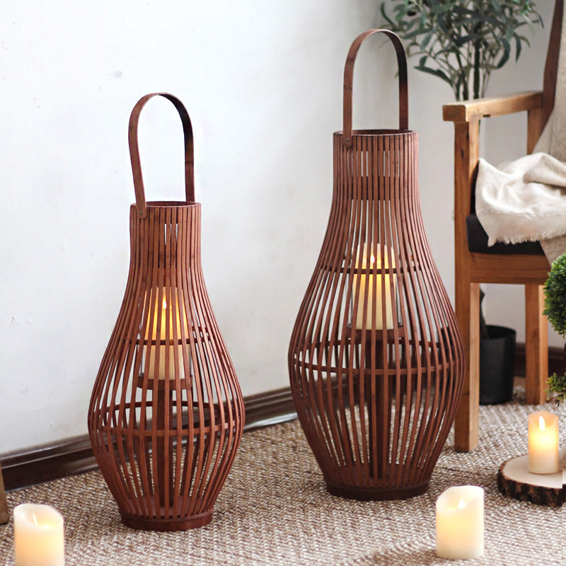 Elegant Rattan Lantern | Kelmera