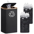 Elegant Recycling Bin with Removable Lid and Compartments | Kelmera