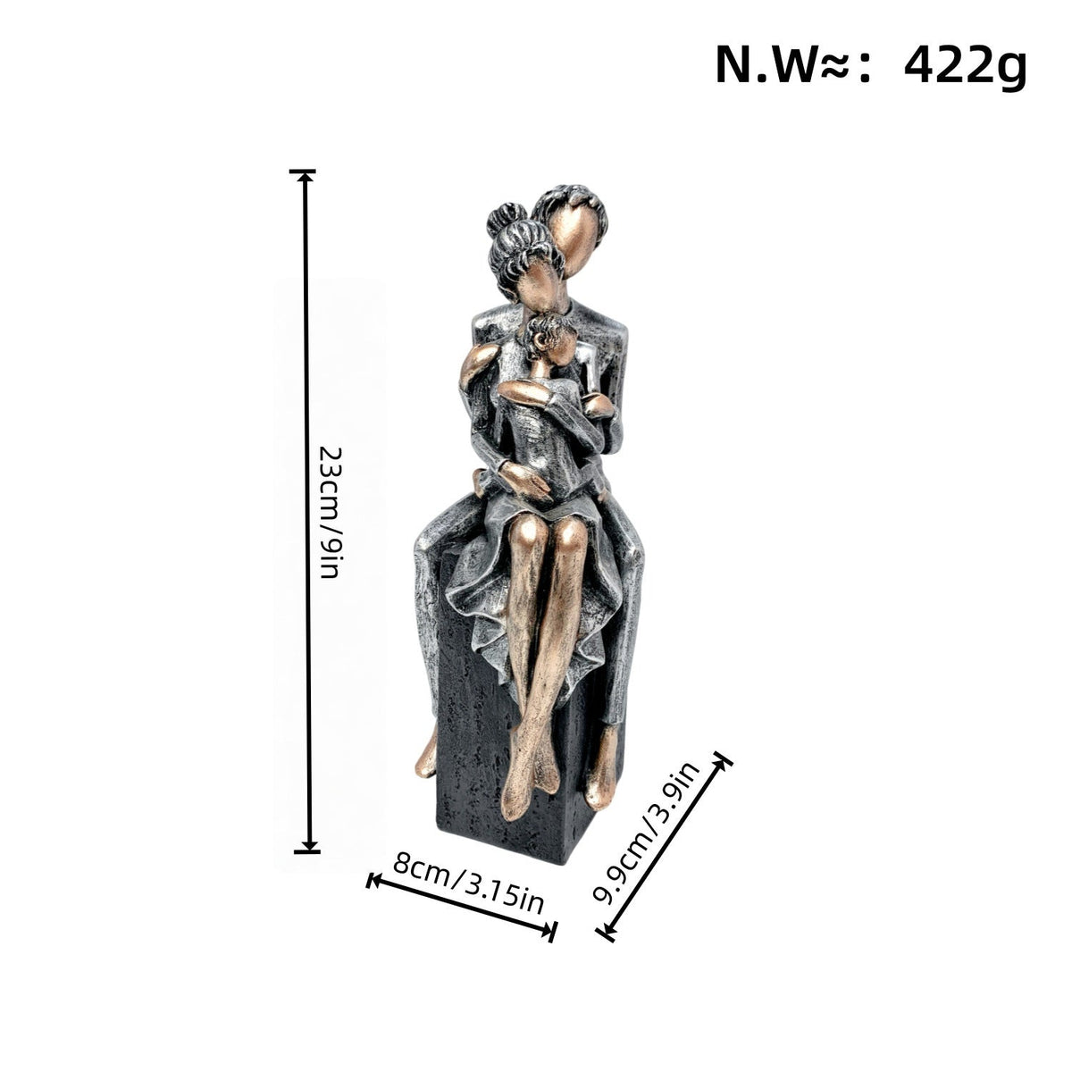 Elegant Sculpture of a Romantic Couple | Kelmera