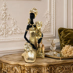 Elegant Sculpture with Leopard | Kelmera