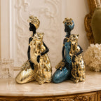 Elegant Sculpture with Leopard | Kelmera