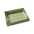Elegant Serving Plate with Floral Relief Design | Kelmera