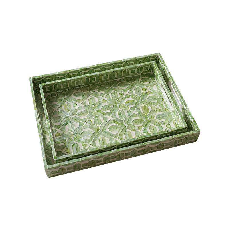 Elegant Serving Plate with Floral Relief Design | Kelmera