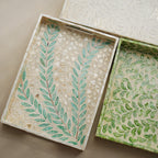 Elegant Serving Plate with Floral Relief Design | Kelmera