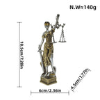 Elegant Statue of Justitia in Artistic Details | Kelmera