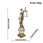 Elegant Statue of Justitia in Artistic Details | Kelmera