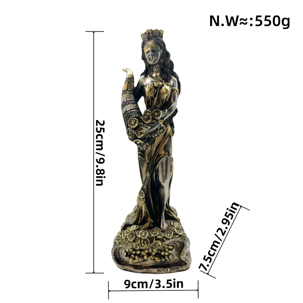 Elegant Statue of Justitia in Artistic Details | Kelmera