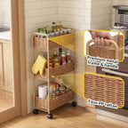 Elegant Storage Basket made of Natural Rattan | Kelmera