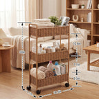 Elegant Storage Basket made of Natural Rattan | Kelmera